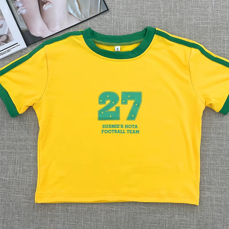 Y2K Brazil Heritage Baby Tee