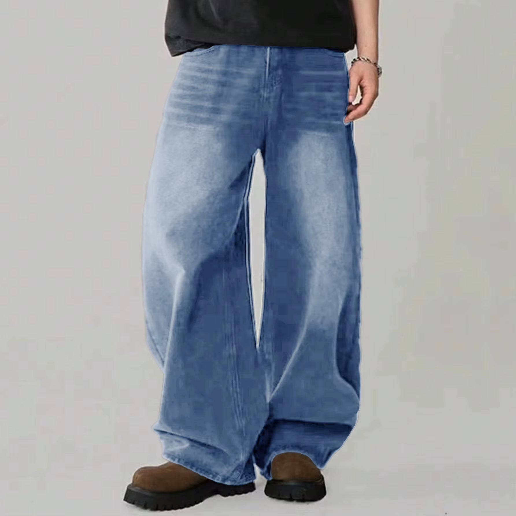 Retro Men'S Baggy Jean
