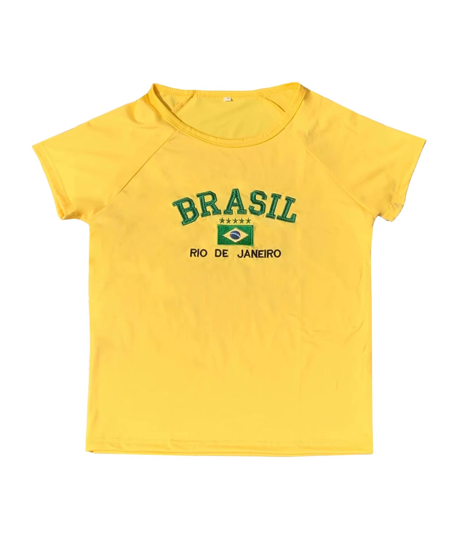 Y2K Brazil Heritage Baby Tee