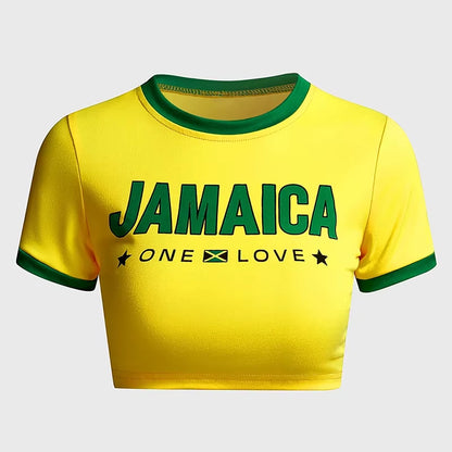 Y2K Brazil Heritage Baby Tee