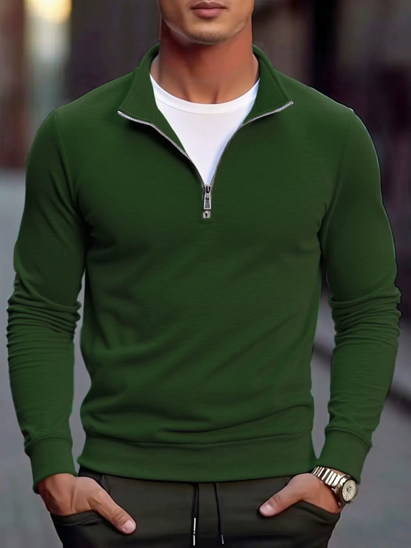  Quarter Zip up Sweatshirts 