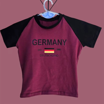 Y2K Brazil Heritage Baby Tee